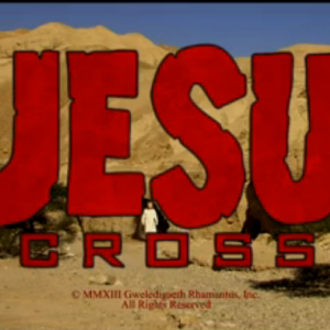 Screenshot of SNL's skit, DJesus Uncrossed. From Hulu.com