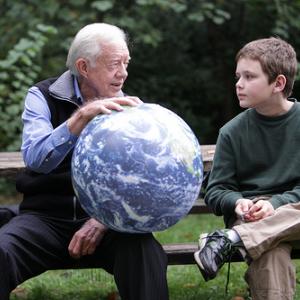 Jimmy Carter with his grandson, Hugo Wentzel, 10, in 2009. Photo via Wylio http://bit.ly/zQs4Q4 Jimmy Carter with his grandson in 2009. Image via http://bit.ly/zQs4Q4