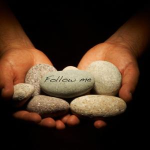 Follow me illustration, Jesus Cervantes / Shutterstock.com