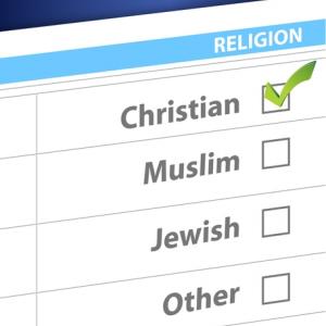 Religion survey box, alexmillos / Shutterstock.com