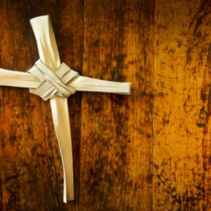 Palms fashioned into a cross, Ricardo Reitmeyer / Shutterstock.com