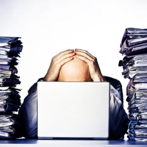 Overwhelmed man image, Rene Jansa / Shutterstock.com