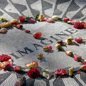 John Lennon memorial mosaic in Central Park, June Marie Sobrito / Shutterstock.c