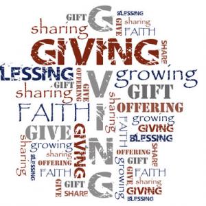 Giving word cloud, Genotar / Shutterstock.com