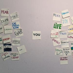 Map of positive and negative traits and characteristics. Image courtesy Vlue/shu