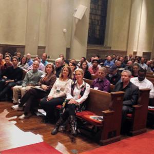 Matthew Vines speaks at The Reformation Project conference in Washington, D.C. Photo via Rick Wood/The Reformation Project/RNS