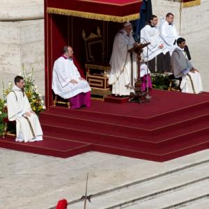 Pope Francis issued a powerful call for the protection of the environment and society’s most vulnerable. Photo courtesy RNS.