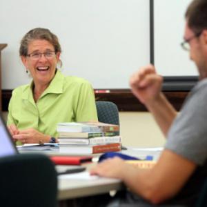 Kristen Leslie, (left), a professor at Eden Theological Seminary. Photo by Christian Gooden/St. Louis Post-Dispatch Photo by Christian Gooden/St. Louis Post-Dispatch