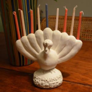 The Menurkey (plaster edition) Photo via RNS/courtesy www.menurkey.com