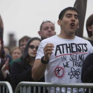 Atheists and unbelievers gathered March 24, 2012 on the National Mall for the Reason Rally. RNS photo by Tyrone Turner.