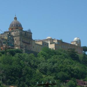 Castel Gandolfo, located 15 miles south of Rome, has been a summer palace for popes since 1624. Religion News Service photo by Francis X. Rocca.