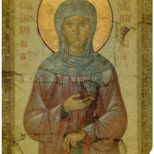 St. Xenia of St. Petersburg. Photo illustration by Cathleen Falsani with image B