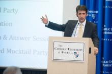 Andrew Abela of Catholic University. Photo by Ed Pfueller, via The Catholic University of America/RNS