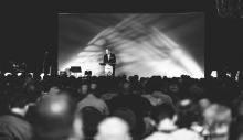 Al Mohler speaks to conference attendees. Photo courtesy of Rocket Republic, via ERLC National Conference/RNS.