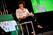 Nora Ephron during TechCrunch Disrupt in 2011. Joe Corrigan/Getty Images for AOL Joe Corrigan/Getty Images for AOL
