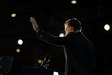 Mitt Romney concedes defeat to President Barack Obama Nov. 7, 2012 in Boston, Massachusetts. EMMANUEL DUNAND/AFP/Getty Images EMMANUEL DUNAND/AFP/Getty Images