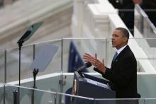 President Obama during his inauguration. Mark Wilson/Getty Images Mark Wilson/Getty Images