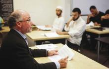 Mark Delp teaches formal logic to Zaytuna College freshmen. Photo via Zaytuna College / RNS Photo via Zaytuna College / RNS