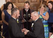 Aaron Huntsman and William Lee Jones are married. Photo via REUTERS / Carol Tedesco / Florida Keys News Bureau / RNS Photo via REUTERS / Carol Tedesco / Florida Keys News Bureau / RNS