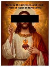 SOPA protest illustration from Unvirtuous Abbey via Facebook