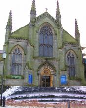 St. Mary's Roman Catholic Cathedral in Edinburgh, Scotland. St. Mary's Roman Catholic Cathedral in Edinburgh, Scotland.