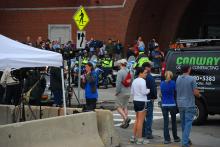 Media prepare for Whitey Bulger's arrival at Boston courthouse in 2011, Josh Greenstein / Flickr.com Josh Greenstein / Flickr.com