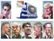 2012 NH Primary Candidates by DonkeyHotey via Wylio http://www.wylio.com/credits/Flickr/6657147217 2012 NH Primary Candidates by DonkeyHotey via Wylio http://www.wylio.com/credits