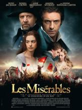 Movie poster for "Les Misérables" from Universal Studios, Christmas, 2012 Movie poster for "Les Misérables" from Universal Studios, Christmas, 2012