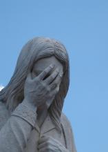 Jesus at church across from the Alfred P Murrah Memorial by tonystl / Flickr.com