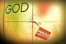 "I DON'T PUT GOD IN A BOX." Illustration by Cathleen Falsani/Sojourners with image from Shutterstock. "I DON'T PUT GOD IN A BOX." Illustration by Cathleen Falsani/Sojourners.