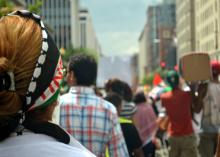 Anti-violence march Saturday Aug. 2 in Washington, D.C. Photo by Kevin Sakaguchi