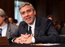 George Clooney testifies at Senate's Sudan and South Sudan: Independence and Insecurity hearing. Photo by Paul Morigi/WireImage Photo by Paul Morigi/WireImage