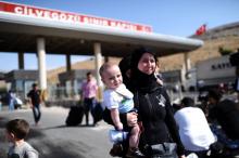 Syrian refugees arrive in Turkey in Hatay on Aug. 31. BULENT KILIC/AFP/Getty Images BULENT KILIC/AFP/Getty Images