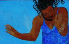 "God Dancing." Pastel drawing by Lisa Daughtry-Weiss for Sojourners.