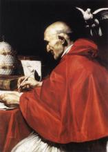 Pope Gregory the Great, Carlo Saraceni [Public domain], via Wikimedia Commons