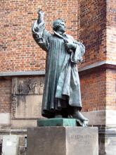 Martin Luther statue image, By Heidas (please use this link to discuss) (Own work) or CC-BY-SA-3.0, via Wikimedia Commons via Wikimedia Commons