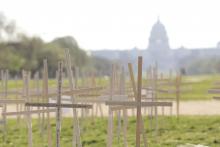 3,300 crosses & religious symbols staked on the National Mall. Photo by Brandon Hook / Sojourners Photo by Brandon Hook / Sojourners