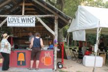 Love Wins Ministries at the Wild Goose Festival. Photo by Cathleen Falsani.