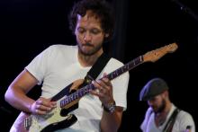 Michael Gungor performs at Wild Goose West. Photo by Bill Dahl for Wild Goose. 