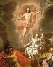 “The Resurrection of Christ,” painted by Noel Coypel in 1700. Photo courtesy of Noel Coypel, via Wikimedia Commons.