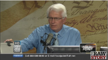 Screenshot of Bryan Fischer's webcast Screenshot of Bryan Fischer's webcast