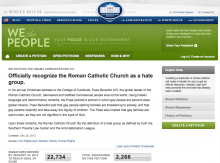 We The People petition We The People petition