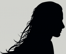Profile of a woman. Vector image courtesy Janos Hajnalka/shutterstock.com