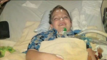 Image of Alex Malarkey of 'The Boy Who Came Back from Heaven.' Still image of YouTube video. Via YouTube Via YouTube