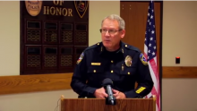 McKinney Police Chief Greg Conley at a June 7 news conference. Via McKinney PD Facebook page. Via McKinney PD Facebook page.