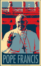 Original photo by Andrea Sabbadini/RNS. illustration created through obamapostermaker.com Original photo by Andrea Sabbadini/RNS.