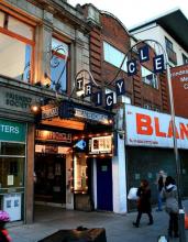 A view of the Tricycle Theatre in London. Photo courtesy of Cnbrb, via Wikimedia Commons.