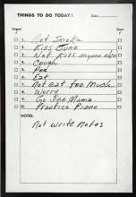Johnny Cash's to-do list. Image via Open Culture. Johnny Cash's to-do list. Image via Open Culture.