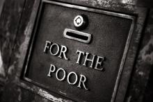 "For the Poor Charity Box Basilica of St. Adelbert Grand Rapids December 29, 2010." By Steven Depolo via Wylio http://bit.ly/so6 Image by Steven Depolo via Wylio http://bit.ly/so6atU