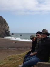 Amy, Christian and Steve (AKA, Indiana Jones) in Tennessee Cove. Photo courtesy Christian Piatt Photo courtesy Christian Piatt